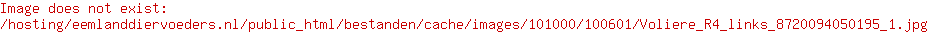 Voldux Voliere R4 Deur Links