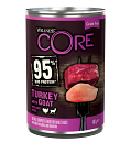 Wellness CORE hondenvoer 95% Turkey/goat 400 gr