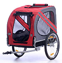 Hondenfietskar Doggy Liner Juliette rood/grijs