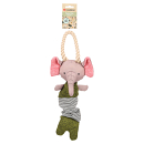Flamingo Hondenspeelgoed Puppy Britty Olifant
