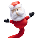 Beeztees Hondenspeelgoed Kerstman Spiraal