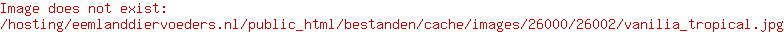 Vanilia Tropical paardensnacks 4 kg