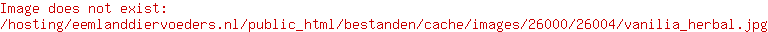 Vanilia Herbal paardensnacks 4 kg