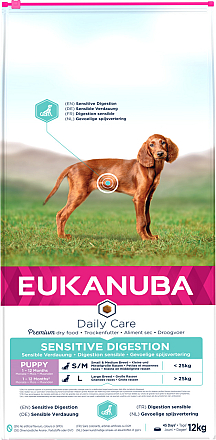 Eukanuba Hondenvoer Daily Care Puppy Sensitive Digestion 12 kg