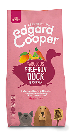 Edgard & Cooper hondenvoer Puppy eend en -kip 7 kg