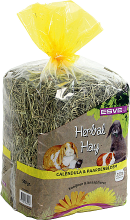 ESVE Herbal Hay calendula en paardenbloem 500 gr