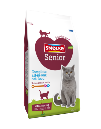 Smølke kattenvoer Senior 4 kg