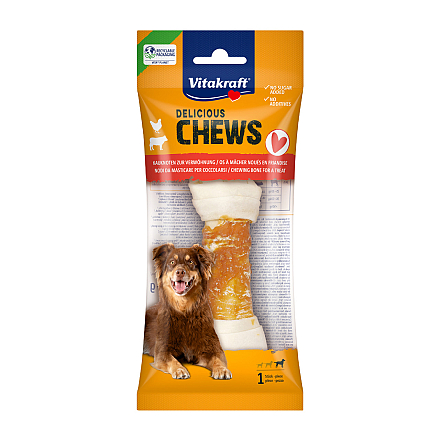 Vitakraft DeliCHEWS Kauwbeen Geknoopt met Kip L
