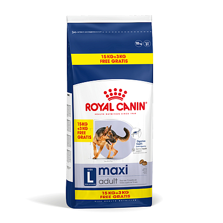 Royal Canin Hondenvoer Maxi Adult 15 + 3 kg