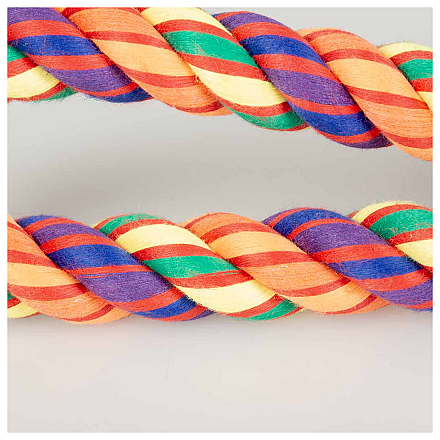 Duvo+ Katoenen Touw met Lus & 5 Knopen