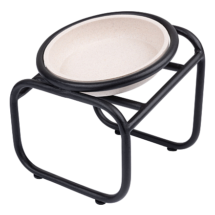 District 70 Voerbakstandaard Butler Enkel Zwart