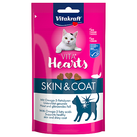 Vitakraft Hearts<br> Skin & Coat 40 gr