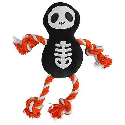 Hondenspeelgoed Halloween Skelet met Touw