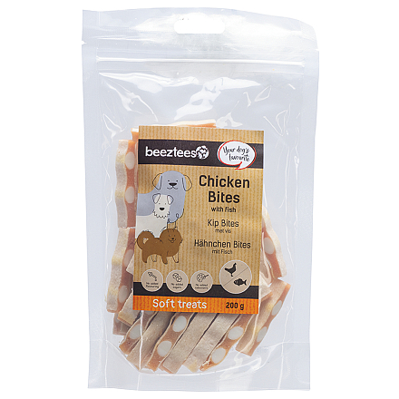 Beeztees Kip Bites met Vis 200 gr