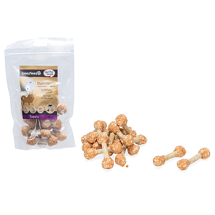 Beeztees Dumbbells met Kip en Rijst 200 gr