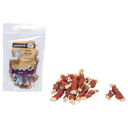 Beeztees Party Bones met Eend 200 gr