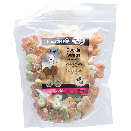 Beeztees Cookie Wraps met Kip M 400 gr