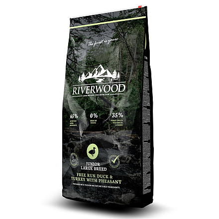 Riverwood hondenvoer Junior Large Breed Duck & Turkey 2 kg