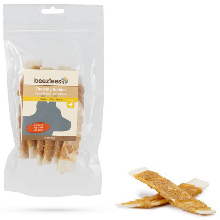 Beeztees Kauwribbies Kip 6 st 12, 5 cm