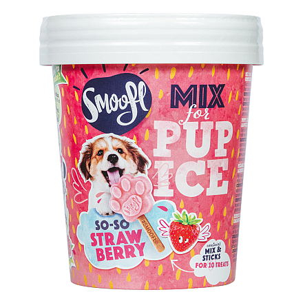 Smoofl Aarbeien <br>Mix voor Puppyijs <br>160 gr