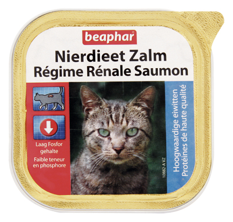 Beaphar kattenvoer Nierdieet Zalm 100 gr