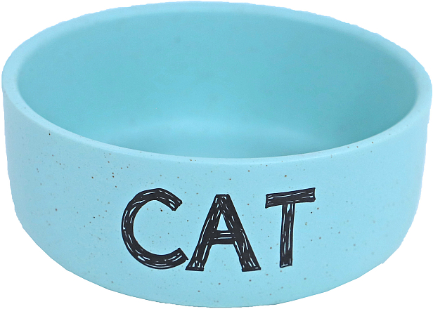 Voerbak Mat <br>Mint Blauw 12 cm