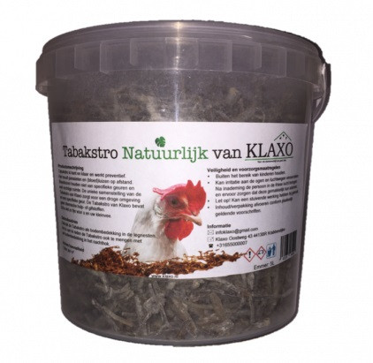 Klaxo Tabakstro Emmer 5 ltr