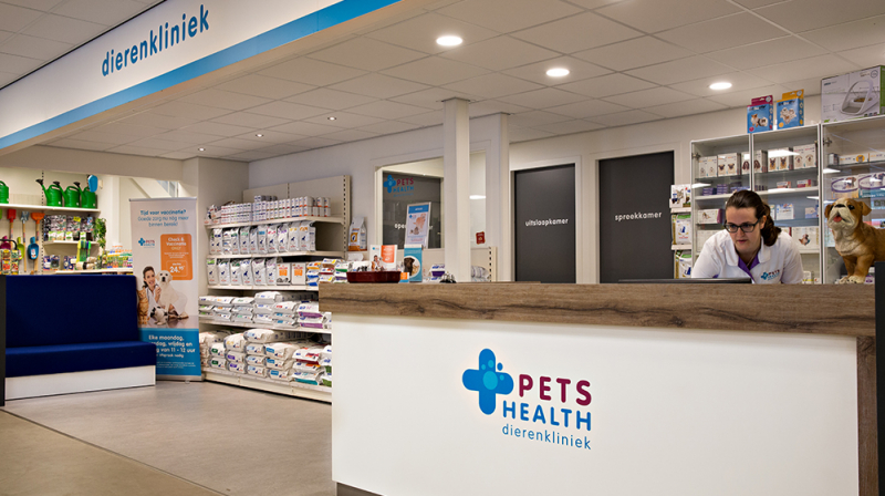 Pets Health dierenkliniek in onze winkel